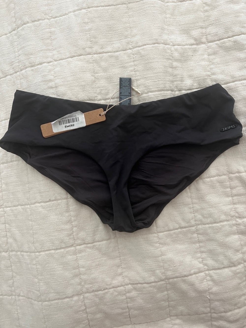 SKIMS Hipster Bikini Bottoms — Black & White onyx and snow size small set of two - Picture 5 of 6